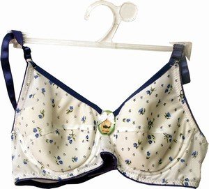 floral print padded underwire bra