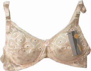 sparkle lace padded underwire bra