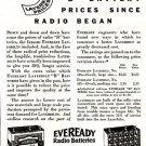 1932 Eveready Radio Batteries