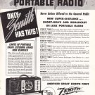 1942 Zenith Trans-Oceanic Portable Radio