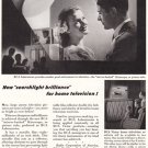 1946 RCA: Searchlight Brilliance; Mirror Backed Kinescope