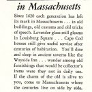 1947 Massachusetts: Twisting Lanes