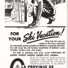 1947 Quebec: Ski Vacation
