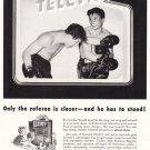 1948 GE Television: Boxers, Only the Referee is Closer