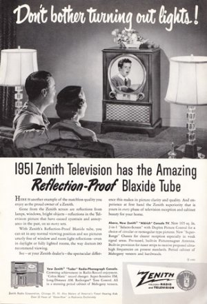 1950 Zenith: Reflection-Proof