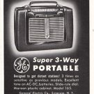 1951 General Electric Super 3-Way Portable Radio
