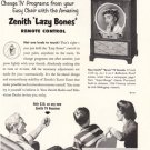 1951 Zenith: Change TV Programs from your Easy Chair 