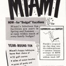 1953 Miami: Budget Vacations