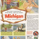 1953 Michigan: Water Wonderland; Beach
