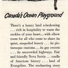 1953 Nova Scotia: Ocean Playground