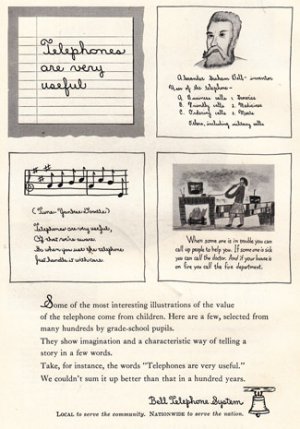 1954 Bell Telephone: Illustrations