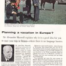1954 British Travel Association: Planning a vacation in Europe?