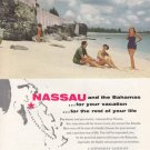 1954 Nassau Bahamas: Beach