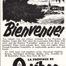 1954 Quebec: Bienvenue