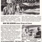 1956 Burlington Route: Colorful Colorado