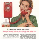 1959 Bell Telephone: An extension phone in your kitchen