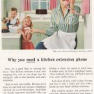 1959 Bell Telephone: Why you need a kitchen extension phone.