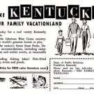 1959 Kentucky: Make Kentucky your family vacationland.