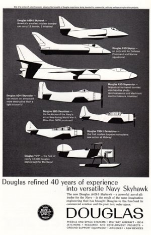 1961 Douglas: Navy Skyhawk