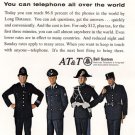 1966 Bell System, AT&T: Telephone all over the world.