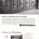 1966 Motorola: Phase II, Solid State Stereo