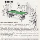 1967 Brunswick Home Billiard Table