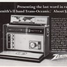 1972 Zenith II Band Trans-Oceanic Radio