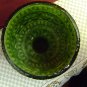 Mid Century Vintage Retro 1970's Napcowear Hunter Lime & Navy Planter Vase
