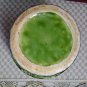 Mid Century Vintage Retro 1970's Napcowear Hunter Lime & Navy Planter Vase