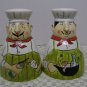 CHEF PIERRE SALT and PEPPER CLAY ART