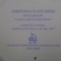 Avon Christmas Plate Series Fifth Edition "Carollers in the Snow" 1977 Wedgewood