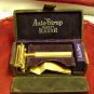 Vintage Auto Strop Safety Razor Leather case