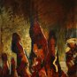 Cavern - abstract art landscape oil painting on canvas