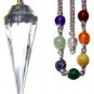 Crystal Quartz Chakra Pendulum