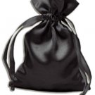 Black Satin Pouches (12 pcs)