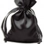 Black Satin Pouches (12 pcs)