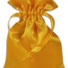 Yellow Satin Pouches (12 pcs)