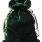 Hunter Green Velvet Pouches (12 pcs)