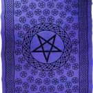 Purple Pentagram Tapestry