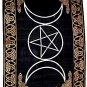 Triple Goddess Black Tapestry