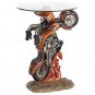 Motorcycle Glass Top Altar Table
