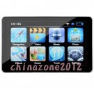 7 Inch Fashion Style GPS Navigation MP3 MP4 with Free 4GB Card 2/3D Map