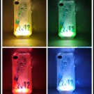 iPhone 4/4s LED Light-emitting Case New 2012 Pattern Colorful Snap-on