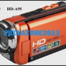 Vivikai HD-A95 CMOS 5.0MP 3 inch Touch Panel Screen 4X Digital Zoom  Digital Video Camcorder Red