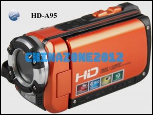 Vivikai HD-A95 CMOS 5.0MP 3 inch Touch Panel Screen 4X Digital Zoom  Digital Video Camcorder Red