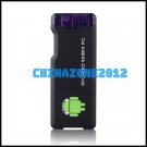 free shipping mini Android 4.0 MK802 smart tv box PC IPTV google Youtube wifi HD A10 allwinner 1GB