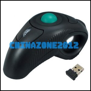 Wireless Trackball Mouse Hand-held Multipurpose Intelligent Mouse  built-in laser pointer 6pcs/lot