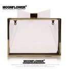 Fashion Bow Lady Transparent Jelly Evening Cluth Bag For Women 5039#