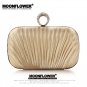 Designer Formal Satin Ruffles Rhinestones Bling Evening Bags For Women Online