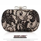 Gorgeous Lace High Quality Bow Hasp Rhinestones Bridesmaid Clutch Bags Evening Bags